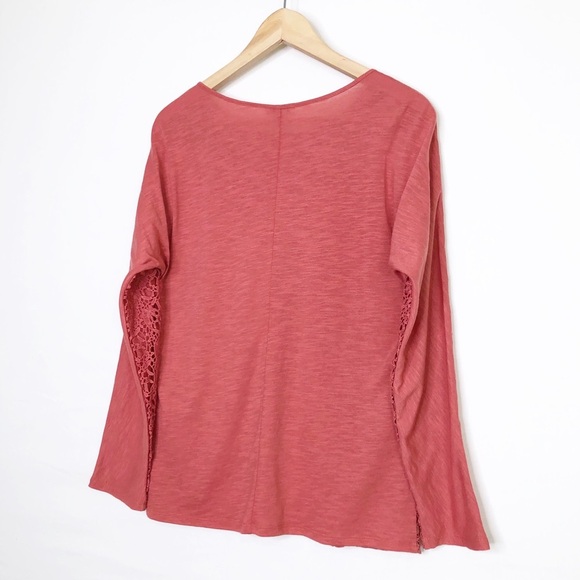 Sundance Lily’s Paramour Long sleeved appliqué lace top - Picture 7 of 10